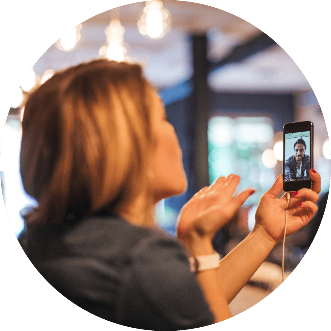 foto de pareja a distancia